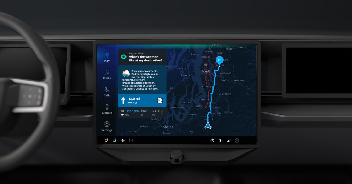 TomTom Teams Up with Microsoft to Develop AI-Powered In-Vehicle Assistant